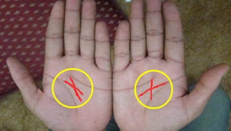 Ce înseamnă dacă ai semnul „X” în palmă! Doar persoanele speciale îl vor găsi! Te numeri printre norocoși?