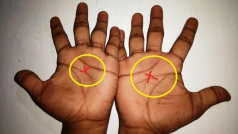 Ce mister ascunde semnul X din palmă. Nu toți sunt norocoși să îl aibă