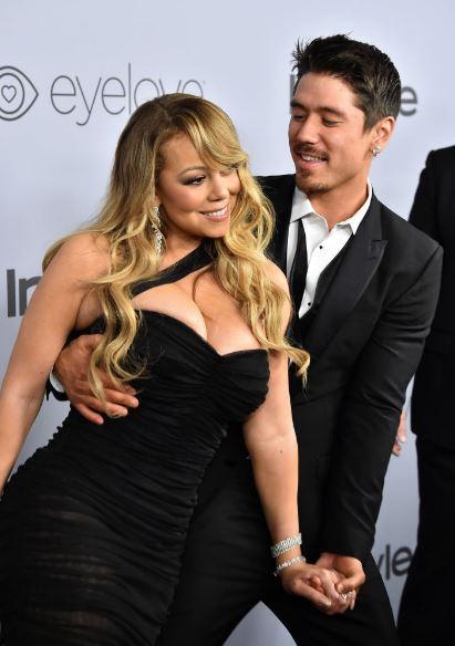 Mariah Carey, senzație la Globurile de Aur. Apariție sexy, dar nelipsită de incidente!