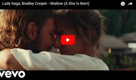 VIDEO: Cea mai tare piesă a momentului! Bradley Cooper și Lady Gaga au lansat o melodie senzațională, de care te îndrăgostești imediat! ”Shallow” are ȘAPTE MILIOANE de VIZUALIZĂRI pe Youtube