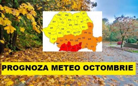 Prognoza meteo pentru 1-14 octombrie! Anunțul de ULTIMĂ ORĂ făcut de meteorologi: ”Toamnă atipică, cu temperaturi de 27 de grade, dar și cu multe ploi”