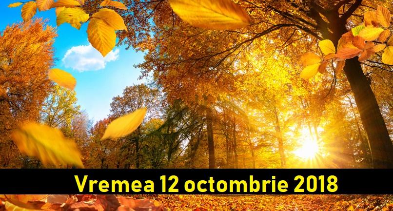 Vremea 12 octombrie. Se menține vremea frumoasă și caldă &icirc;n toată țara