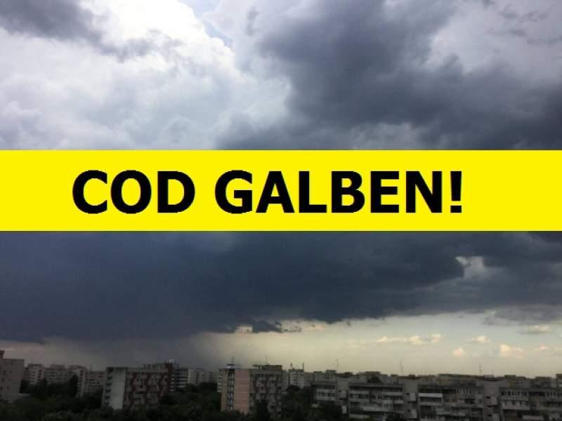 Atenționare de ULTIMĂ ORĂ de la meteorologi! Este COD GALBEN &icirc;n mai multe localități