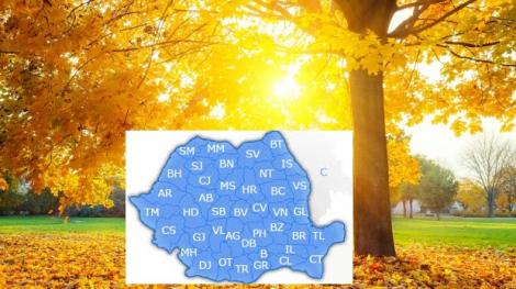 Meteo 16 octombrie. Cum va fi vremea marți în România