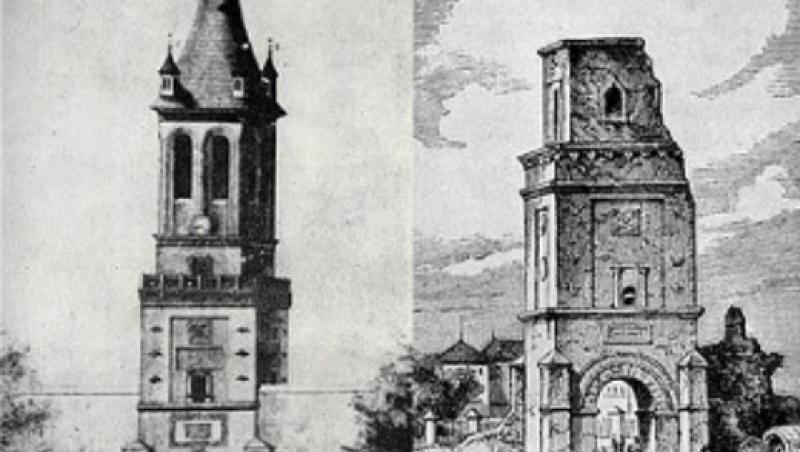 Turlele bisericilor din București au căzut. 