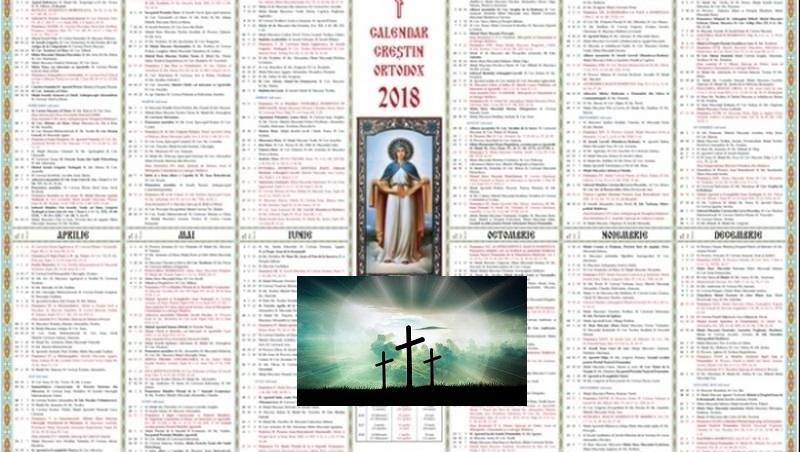 calendar ortodox noiembrie 2018