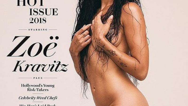 Imagini INCENDIARE!  Fiica lui Lenny Kravitz a pozat nud, exact ca mama ei acum 30 de ani- GALERIE FOTO