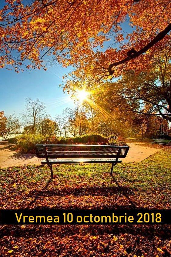 Vremea 10 octombrie. Meteorologii anunță vreme deosebit de caldă pentru această perioadă