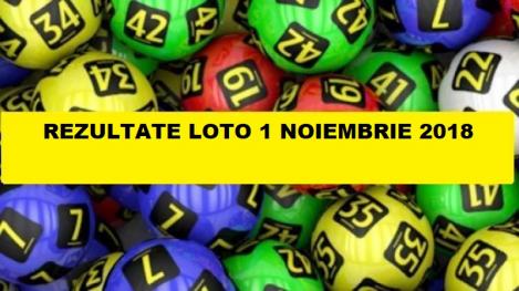 UPDATE:Rezultate Loto 6 din 49, Loto 5 din 40, Joker și Noroc. Numere câștigătoare 1 noiembrie 2018