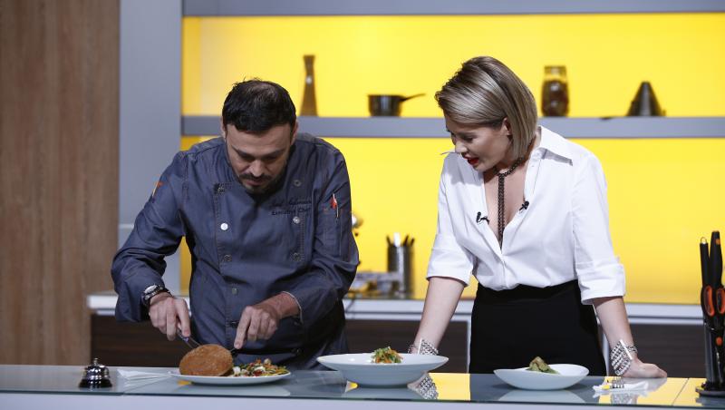Quinoa și somon, vedete în farfuriile pregătite de jurații ”Chefi la cuțite” în ediția premieră