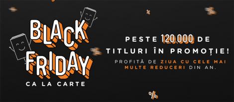 Black Friday 2018 Libris, reduceri de 90% la peste 120.000 de titluri.