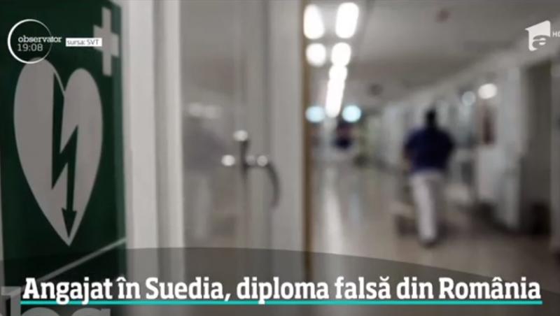 Un fost şofer de TIR român s-a angajat ca asistent medical într-un spital din Suedia, pe baza unei diplome false! ”N-am făcut nimic rău. Până acum, nu am făcut nimic greşit!”