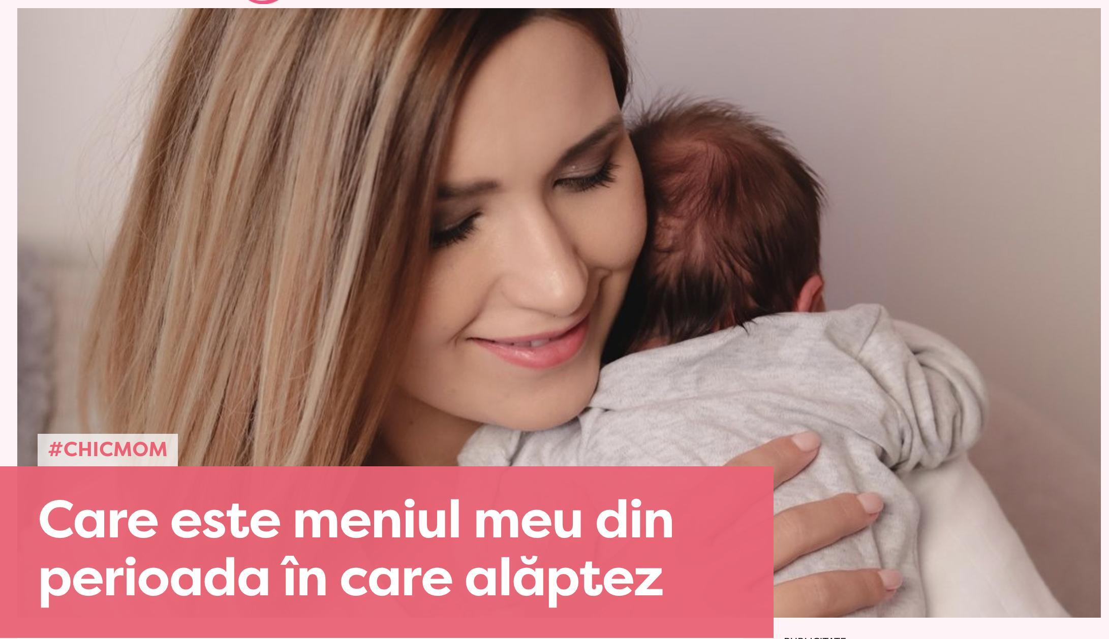 Ce meniu recomanda nutritionistul imediat dupa nastere! Vezi meniul pe o saptamana!