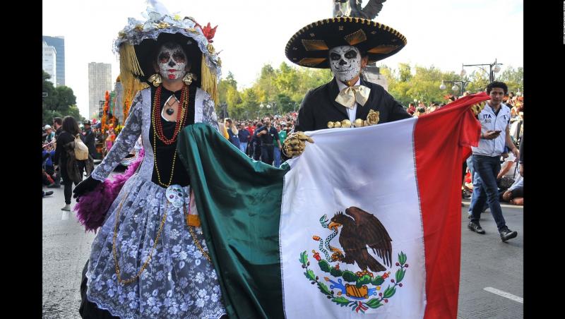 Ziua Morților Mexic. O sărbătoare mai spectaculoasă decât Halloween