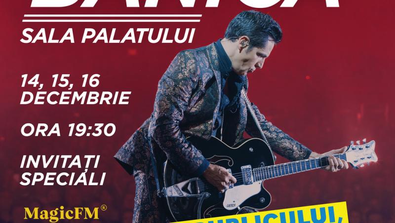 Trei concerte de Craciun Stefan Banica SOLD OUT, la Sala Palatului Al patrulea concert de Craciun la Bucuresti, pe 13 decembrie 13, 14, 15, 16 decembrie, Sala Palatului