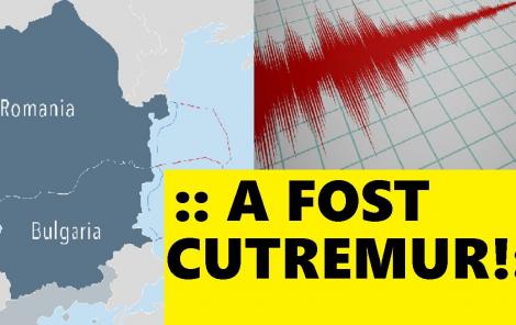 Breaking news! Cutremur în România. Seismul a depășit bariera de 3 grade pe scara Richter!