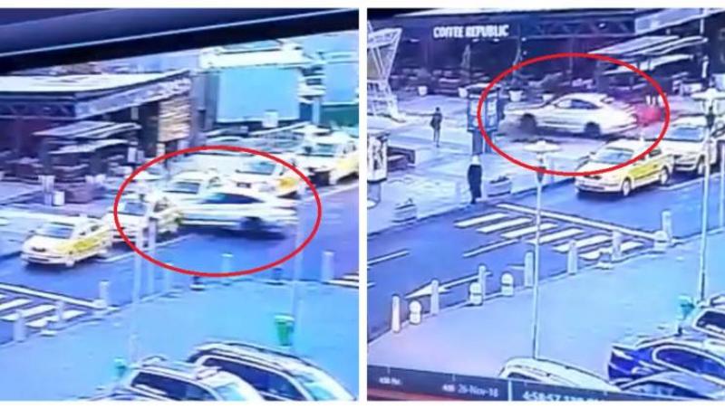Video! Imagini de groază filmate în parcarea unui mall din Capitală! Șoferul teribilist al unui bolid spulberă tot în jurul său!