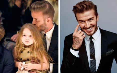David Beckham, aspru criticat de fani după ce a sărutat-o pe buze pe fiica sa! Reacția fotbalistului le-a închis gura tuturor!