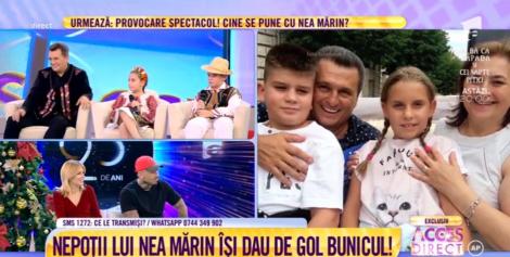 25 de ani de Antena 1: Secretele lui Nea Mărin, dezvăluite de nepoții prezentatorului! „Cea mai mare satisfacție a mea ar fi ca ei să îmi calce pe urme”