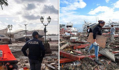 Bilanțul CATASTROFEI din Italia! Numărul victimelor a crescut, iar orașele sunt aproape DISTRUSE: "Este ca după un cutremur"