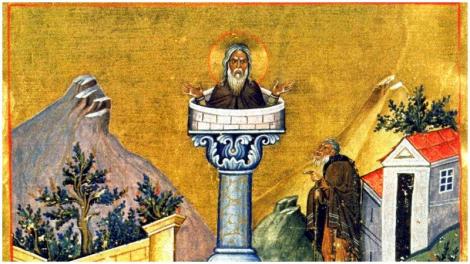 Cum a trăit Sfântul Simeon pe un stâlp, timp de 47 de ani și de ce a ales să facă asta