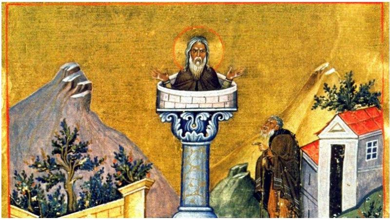 Sfântul Cuvios Simeon Stâlpnicul și viața sa pe stâlp