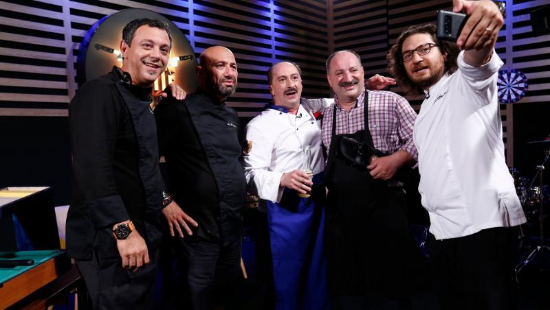 Sorin Bontea, Cătălin Scărlătescu și Florin Dumitrescu au făcut show spectaculos la „Chefi la cuțite”