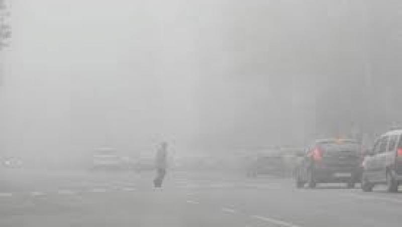 Avertizare meteo cod galben de ceață! Zonele afectate de vremea rea