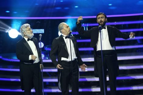 „Te cunosc de undeva!”. Romică Țociu, Cornel Palade și Cezar Ouatu se transformă în José Carreras, Plácido Domingo și Luciano Pavarotti