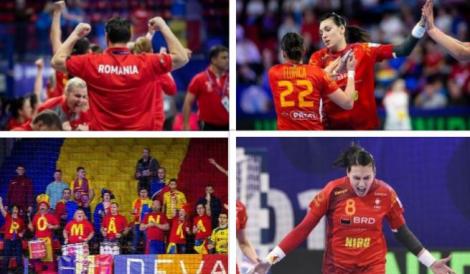 Victorie superbă pentru România la Campionatul European de handbal feminin! România învinge Spania după o luptă extrem de grea
