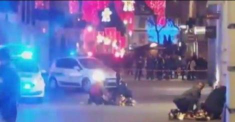 Au apărut primele filmări ale atacului de la Târgul de Crăciun din Strasbourg! Imagini desprinse parcă dintr-un film de groază