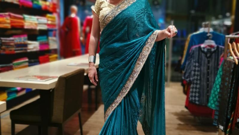 Gina Pistol, îndrăgostită de sari-urile indiene: 