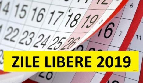 Lista completă a zilelor libere în anul 2019. Românii vor sta acasă, cumulat, 2 săptămâni