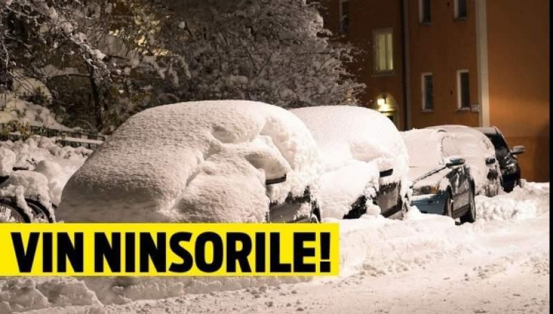 Ninsori abundente și polei &icirc;n Capitală, la noapte! Anunțul de ultimă oră făcut de autorități