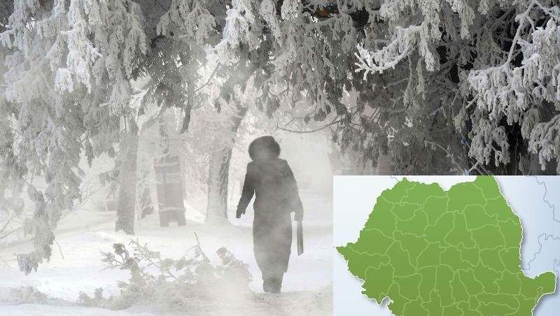 Va fi jale în următoarele ore: Viscolul și poleiul paralizează șoselele! ANM a emis o nouă avertizare de vreme severă