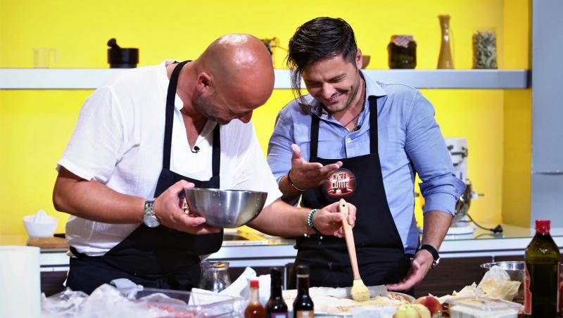 Liviu Vârciu și Andrei Ștefănescu fac show la „Chefi la cuțite”! „În bucătărie nimic nu are logică!”