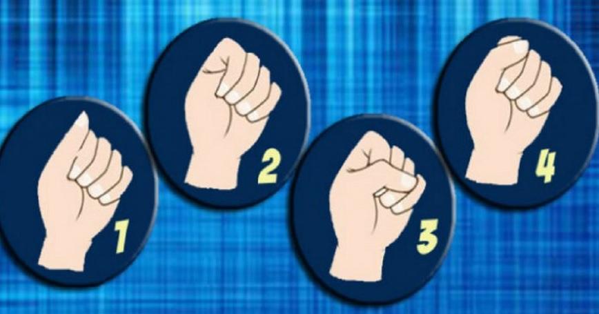 Numărul 4 este special! Fă-ți testul pumnului și vei afla ce tip de persoană ești