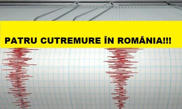 Record de cutremure &icirc;n Rom&acirc;nia! 4 seisme au avut loc! Zonele &icirc;n care s-au resimțit din plin