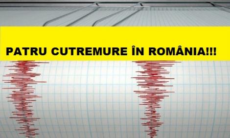 Record de cutremure în România! 4 seisme au avut loc! Zonele în care s-au resimțit din plin