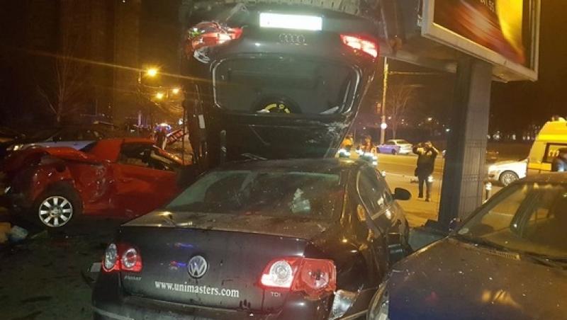 O șoferiță din Constanța a făcut un accident ca-n filme! Polițiștii au fost uimiți când au ajuns la fața locului! (FOTO)