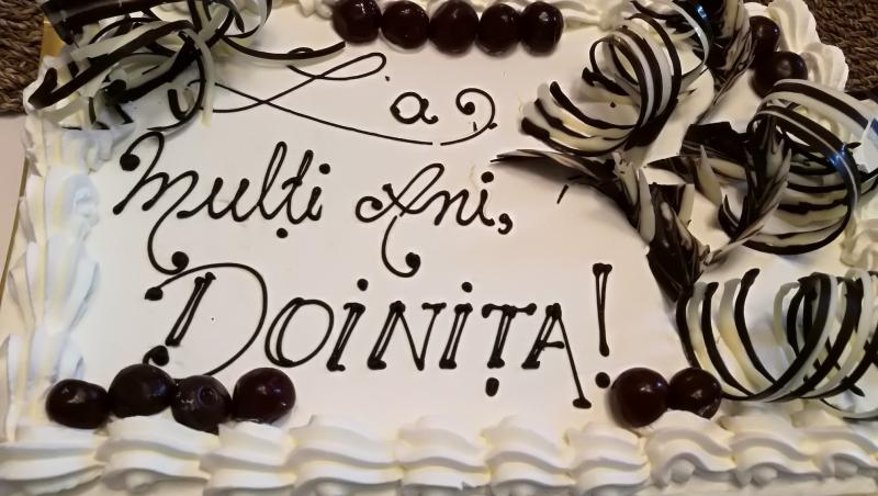Doinița Oancea și-a sărbătorit ziua de naștere  pe platoul de filmări de la ”Fructul Oprit”