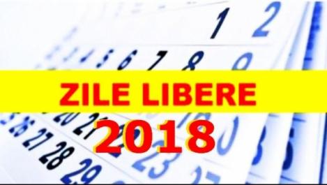 ZILE LIBERE 2018. O nouă ZI LIBERĂ pentru români se apropie! Când NU se lucrează