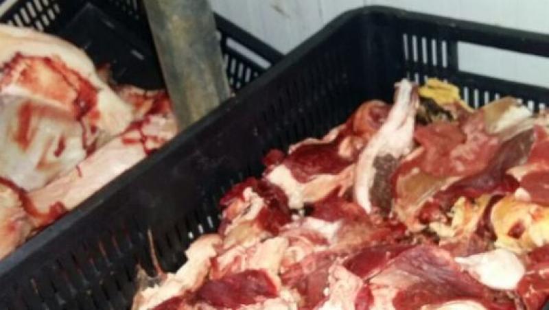 VIDEO! Carne expirată de o lună sau depozitată în spaţii insalubre. Imagini șocante care au stârnit revoltă pe internet!