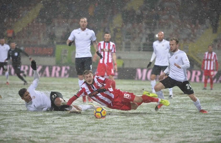 SURPRIZĂ DE PROPORȚII &icirc;n Liga 1! Dinamo București a pierdut la Giurgiu și a ratat play-off-ul. &rdquo;C&acirc;inii&rdquo; vor lupta pentru evitarea retrogradării