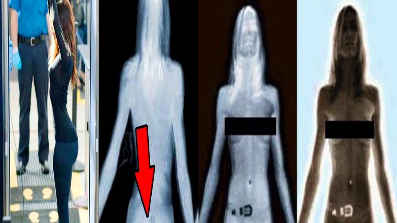 A fost oprită pe aeroport după ce pe scannere s-a văzut că are ceva anormal &icirc;n pantaloni! Nimeni nu se aștepta la asta!