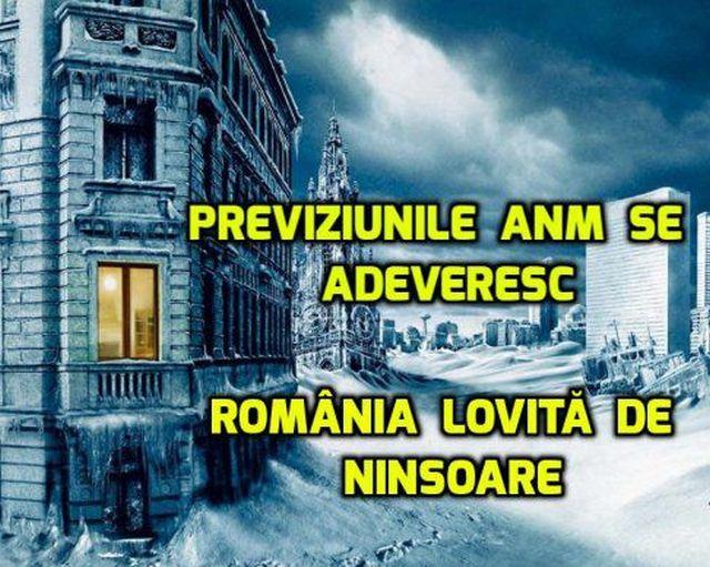 Alertă meteo pentru &icirc;ntreaga țară! Adevărata urgie albă se apropie. Autoritățile au intrat &icirc;n alertă!