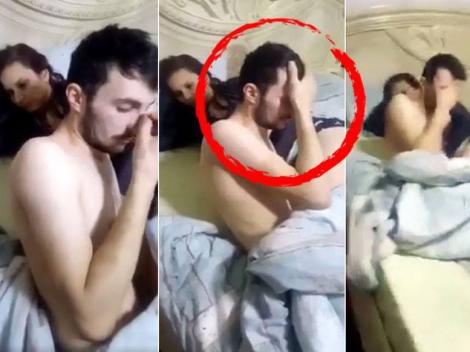 Video viral. Un român plecat la muncă în străinătate îşi prinde soţia cu amantul în pat. Ce a urmat întrece orice imaginaţie: "Aşa se face, zi-mi, aşa se face?"