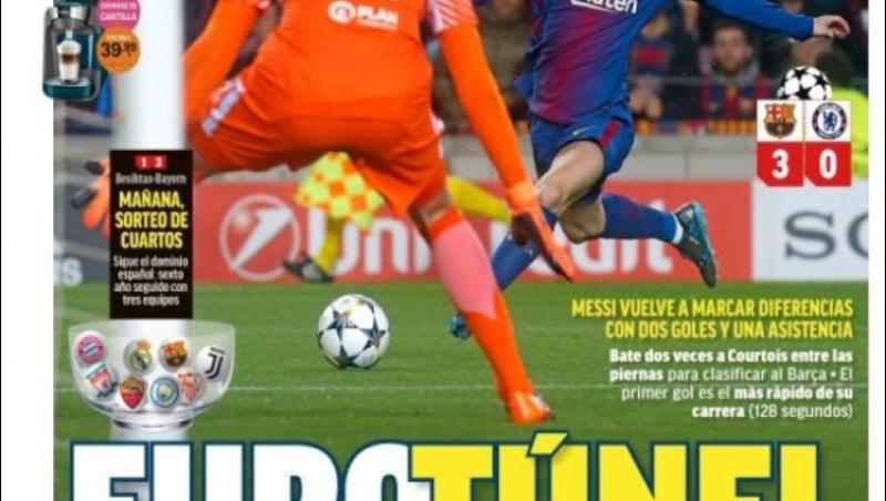 Revista presei sportive, 15.03.2018: Pe ce sumă se vinde Dinamo; Lionel Messi, zeu în toată presa din Europa: ”Magic”, ”Tatăl Nostru”, ”Dumnezeu”