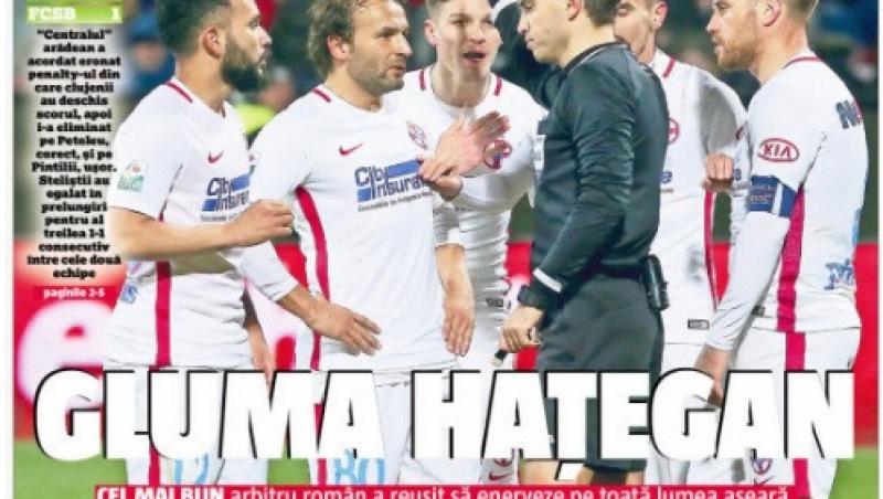Revista presei sportive, 19.03.2018: CFR Cluj - FCSB, distrus de ”cel mai bun arbitru”; Poker Ronaldo și Messi tremură în clasamentul golgheterilor