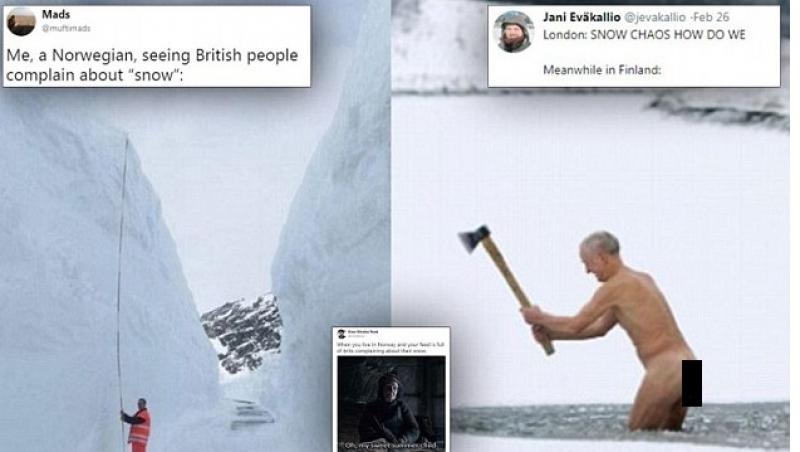 ”Voi numiți asta iarnă?” Scandinavii și canadienii iau în râs ”Bestia din Est” | FOTO